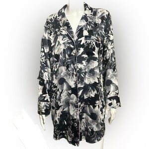 Victora’s Secret Silky Floral Long Sleep Shirt